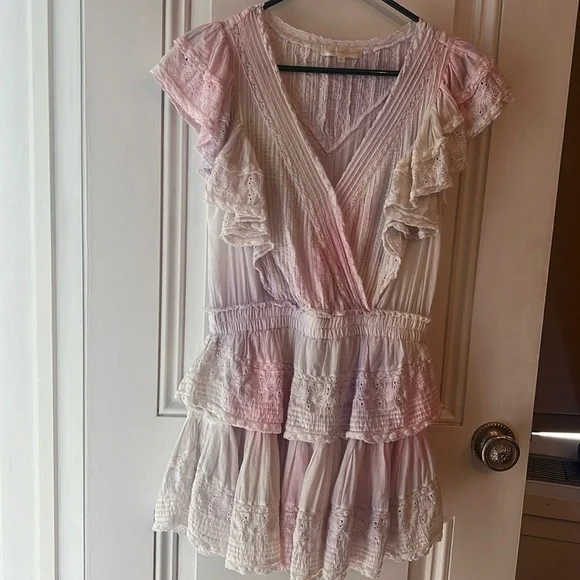 Love Shack Fancy tiered ruffle mini dress - Picture 2 of 14